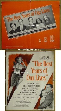 #A101 BEST YEARS OF OUR LIVES pressbook '47 Loy, March