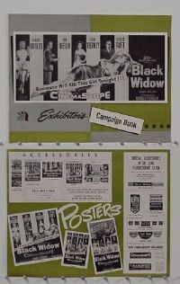 BLACK WIDOW ('54) pressbook