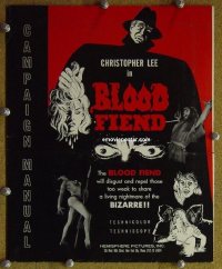 #5739 BLOOD FIEND pb '67 Christopher Lee