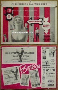 #1371 BUS STOP pressbook '56 Marilyn Monroe 