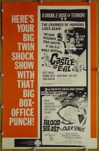 #5712 CASTLE OF EVIL/BLOOD BEAST OUTER SPACE 1960s