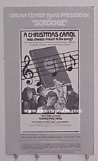 #A170 SCROOGE pressbook '70 Christmas Carol