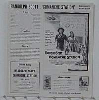 COMANCHE STATION pressbook
