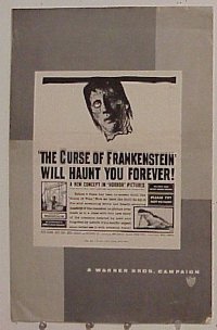 #5496 CURSE OF FRANKENSTEIN pb '57 Donlevy