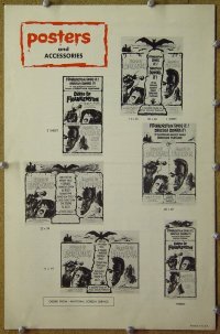 CURSE OF FRANKENSTEIN ('57)/HORROR OF DRACULA pressbook