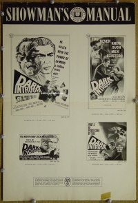 g225 DARK INTRUDER vintage movie pressbook '65 Leslie Nielsen