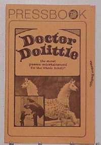 #A247 DOCTOR DOLITTLE pressbook '69 Harrison, Eggar