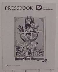 U188 ENTER THE DRAGON movie pressbook '73 Bruce Lee classic!