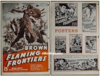 #3461 FLAMING FRONTIERS pb '38 serial 