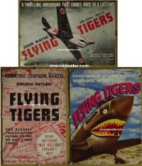 #1383 FLYING TIGERS pressbook '42 John Wayne 