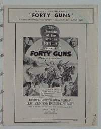 #036 FORTY GUNS pb '57 Sam Fuller 