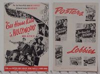 g362 GAS HOUSE KIDS IN HOLLYWOOD vintage movie pressbook '47 Alfalfa