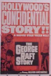GEORGE RAFT STORY pressbook