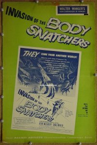 INVASION OF THE BODY SNATCHERS ('56) pressbook