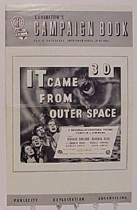 U322 IT CAME FROM OUTER SPACE movie pressbook '53 3-D!