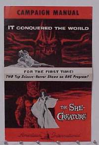 #5474 IT CONQUERED THE WORLD/SHE-CREATURE pb