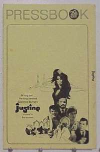 JUSTINE ('69 BOGARDE) pressbook