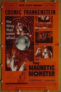g530 MAGNETIC MONSTER vintage movie pressbook '53 Richard Carlson
