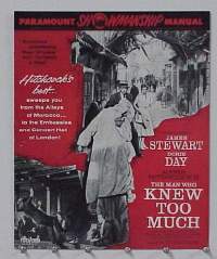 MAN WHO KNEW TOO MUCH ('56) pressbook