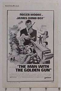 U437 MAN WITH THE GOLDEN GUN movie pressbook '74 Moore, James Bond