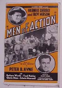 MEN OF ACTION pressbook