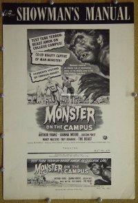 #5552 MONSTER ON THE CAMPUS pb 58 Jack Arnold