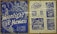 #1415 MOONLIGHT IN HAWAII pressbook 41 Frazee 