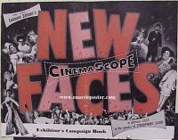 U503 NEW FACES movie pressbook '54 Ronny Graham, Eartha Kitt