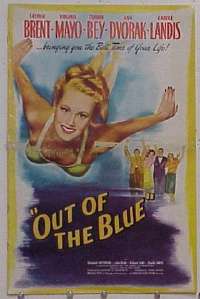 OUT OF THE BLUE ('47) pressbook