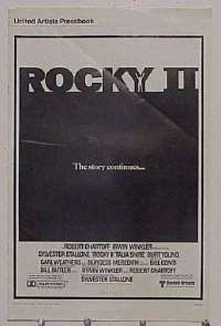 ROCKY II pressbook