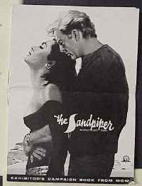 U617 SANDPIPER movie pressbook '65 Liz Taylor, Burton