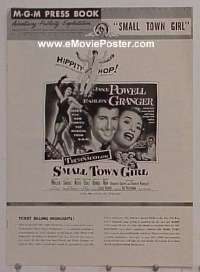 SMALL TOWN GIRL ('53) pressbook