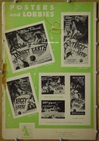 #5437 TARGET EARTH pb '54 paralyzed by fear!