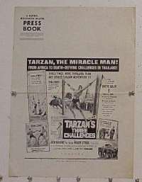 TARZAN'S THREE CHALLENGES pressbook