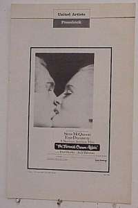 d561 THOMAS CROWN AFFAIR movie pressbook '68 Steve McQueen