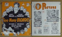 #3543 TOO MANY BLONDES pb '41 Vallee, Parrish 