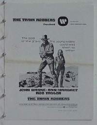 #3237 TRAIN ROBBERS pb '73 John Wayne 