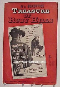 TREASURE OF RUBY HILLS pressbook