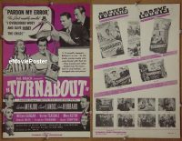 #1439 TURNABOUT pressbook R46 sex-switch! 