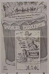 WAR DRUMS pressbook