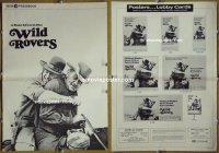 U830 WILD ROVERS movie pressbook '71 William Holden, Ryan O'Neal
