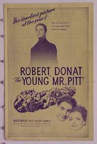 YOUNG MR. PITT pressbook