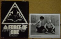 #3809 FORCE OF ONE presskit '78 Chuck Norris 