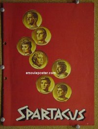 #2976 SPARTACUS program book '61 Kubrick 