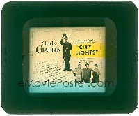 #321 CITY LIGHTS glass slide R50 Chaplin 