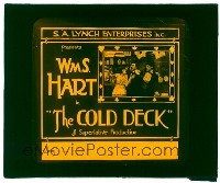 #265 COLD DECK glass slide 17 William S. Hart 