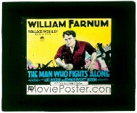 #313 MAN WHO FIGHTS ALONE glass slide '24 