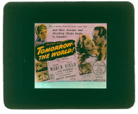 #152 TOMORROW THE WORLD glass slide '44 March 