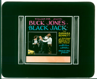 #085 BLACK JACK glass slide '27 Buck Jones 