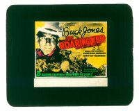 #102 ROARING WEST glass slide '35 Buck Jones 